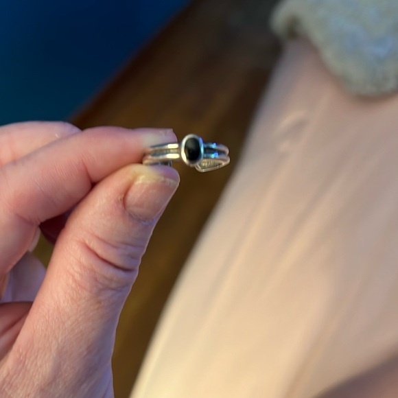 Silpada Black Onyx Toe Ring - Picture 1 of 3